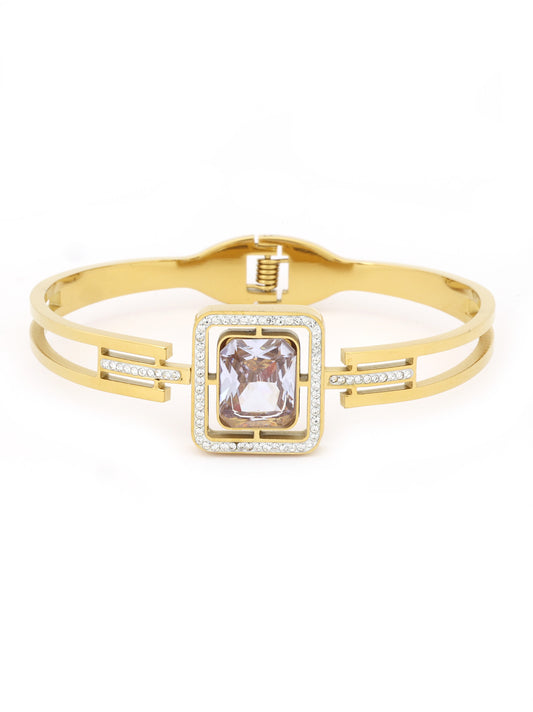 Modern Square Centerpiece Bracelet