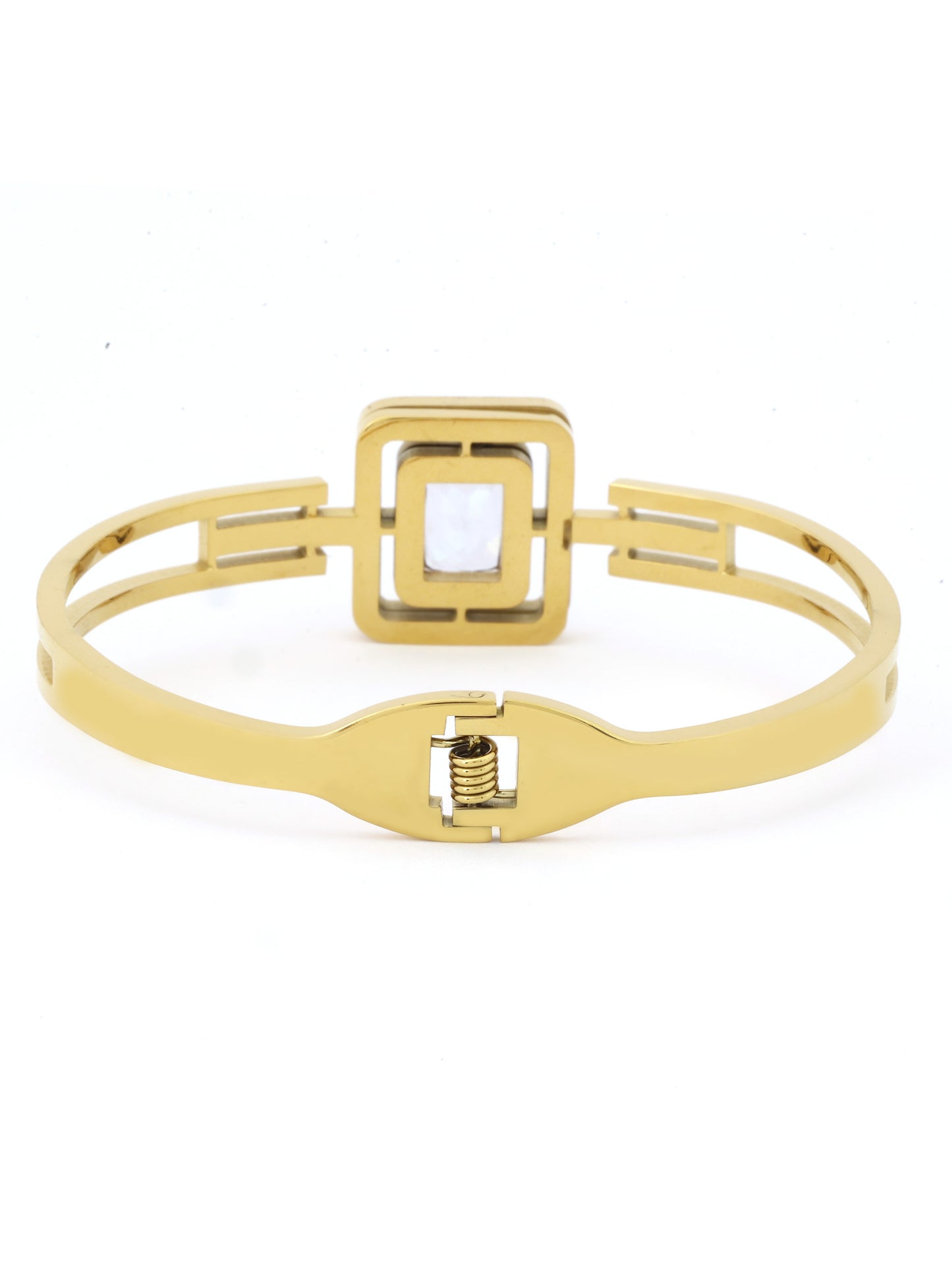 Modern Square Centerpiece Bracelet