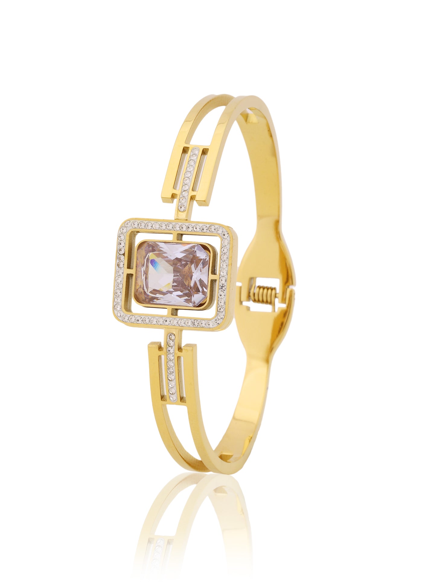 Modern Square Centerpiece Bracelet