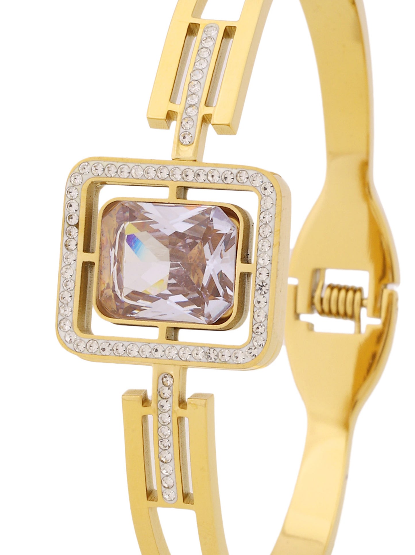 Modern Square Centerpiece Bracelet
