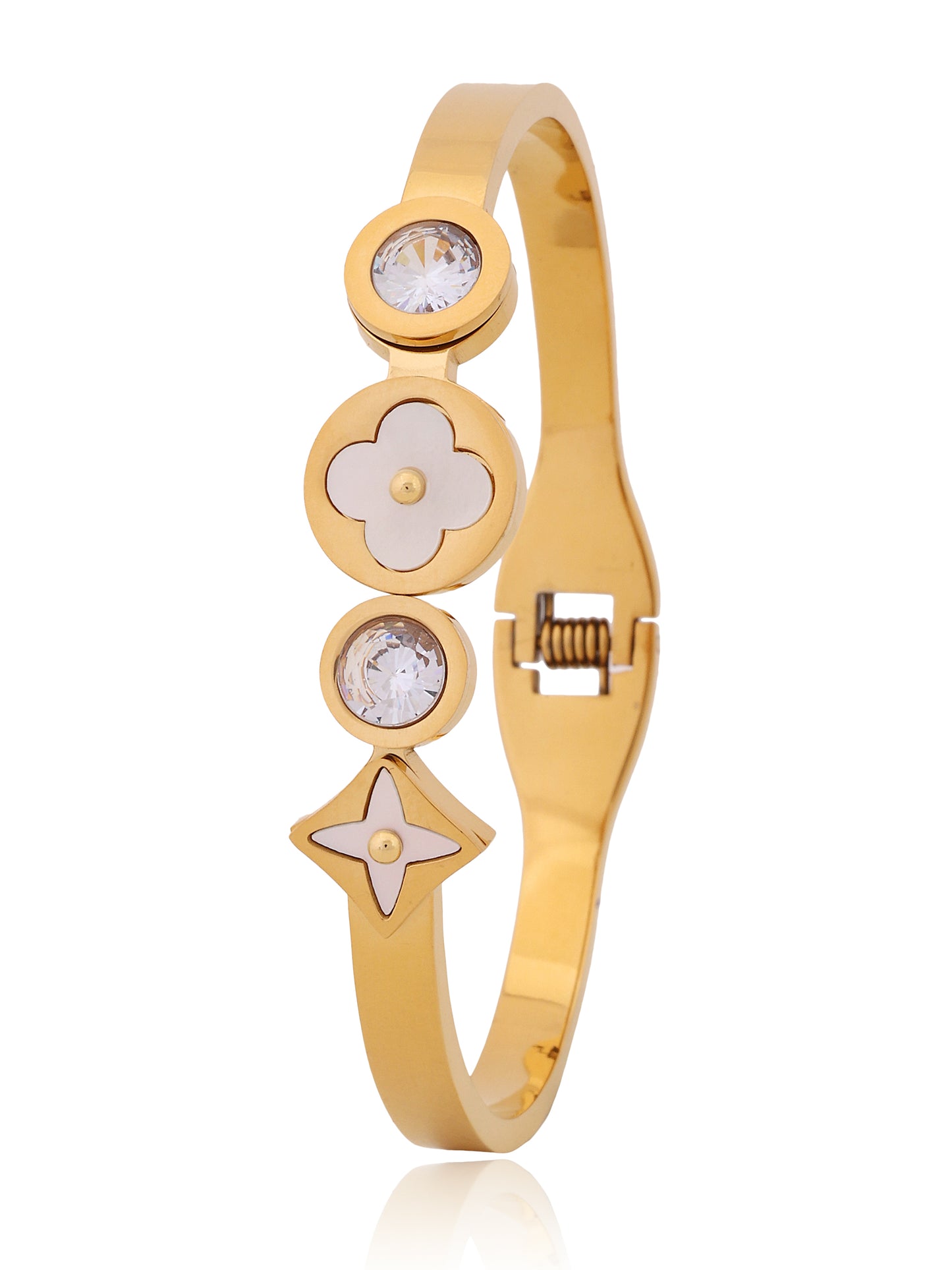 Petite Blossom Gold Plated Bracelet