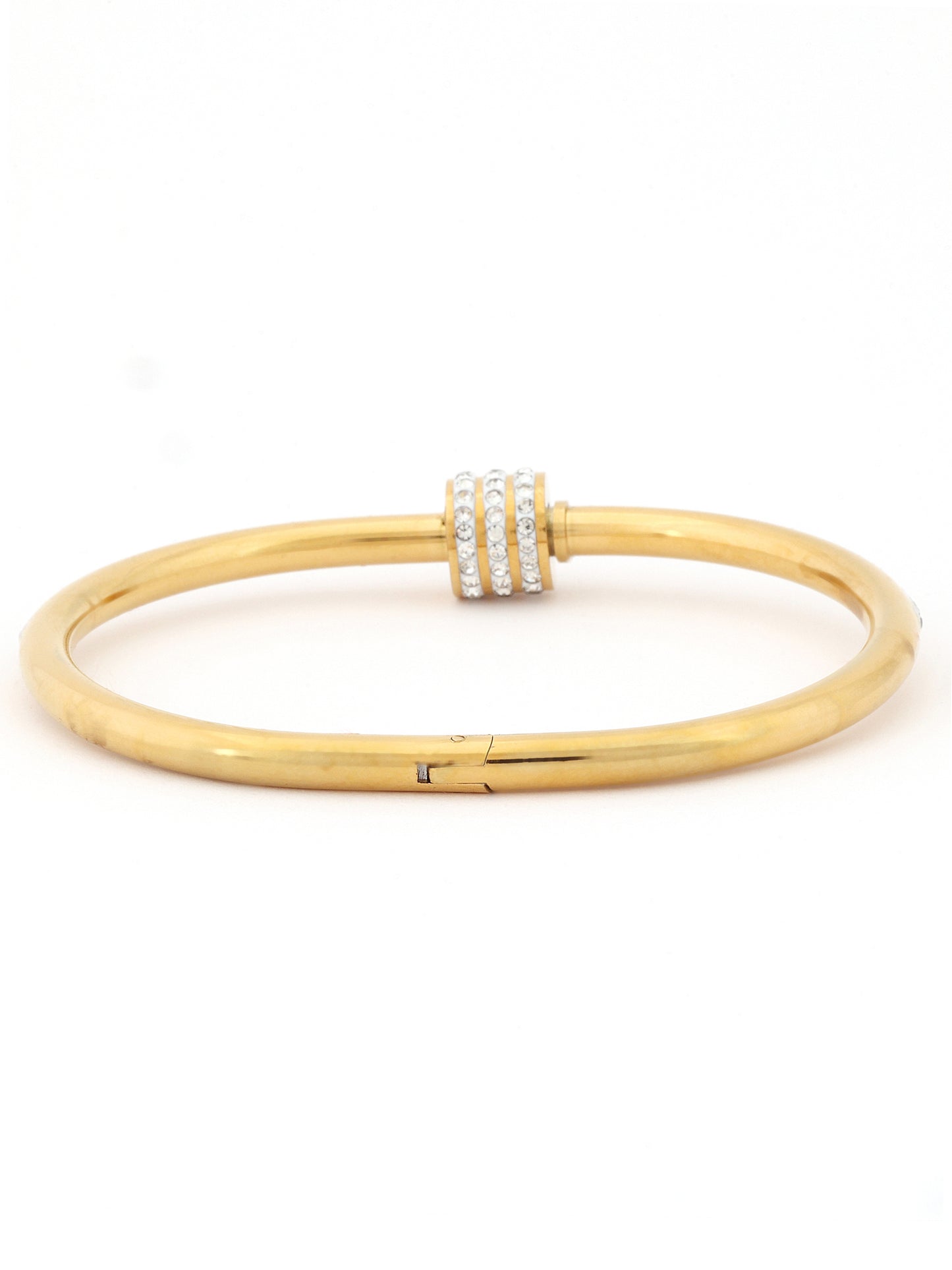 Radiant Crystal Bar Slider Bracelet