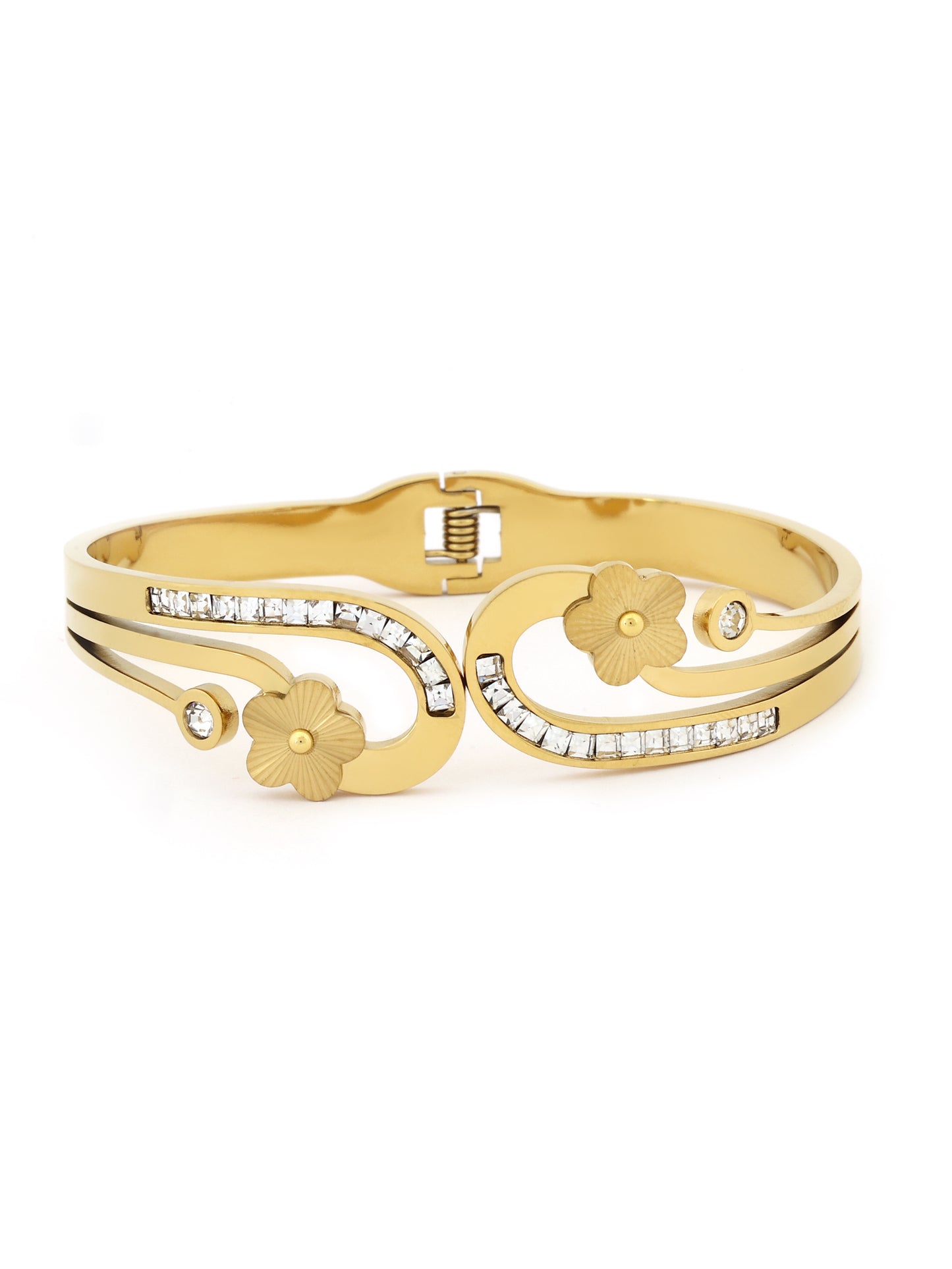 Blooming Grace Gold Bangle