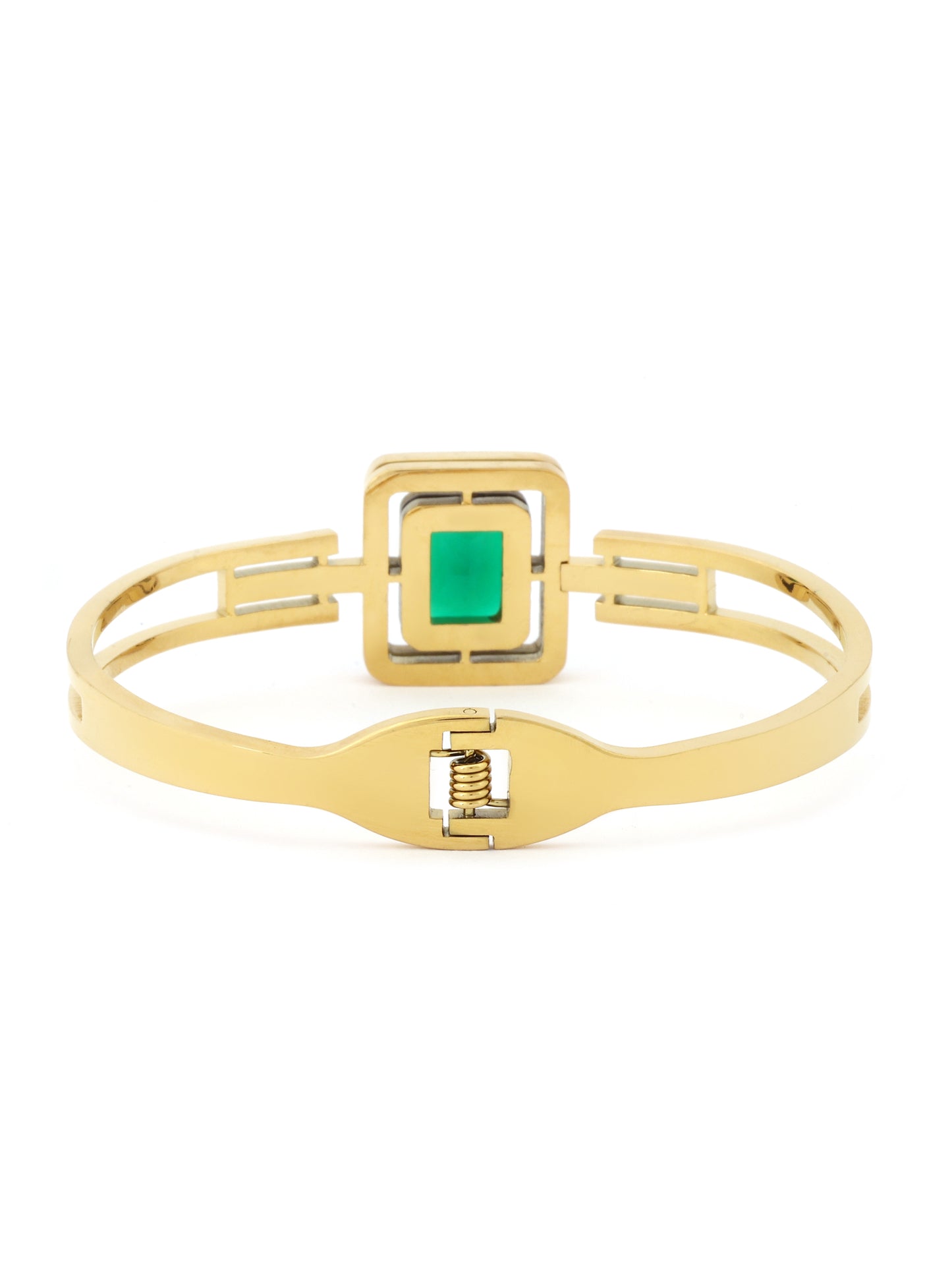 Green Gem Luxe Bangle