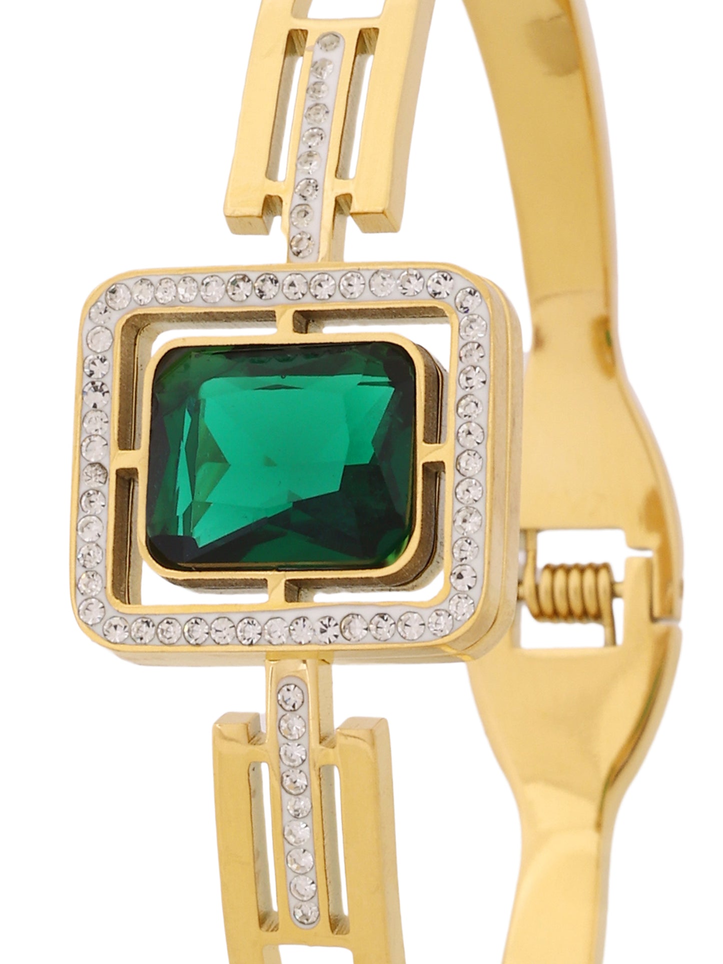 Green Gem Luxe Bangle