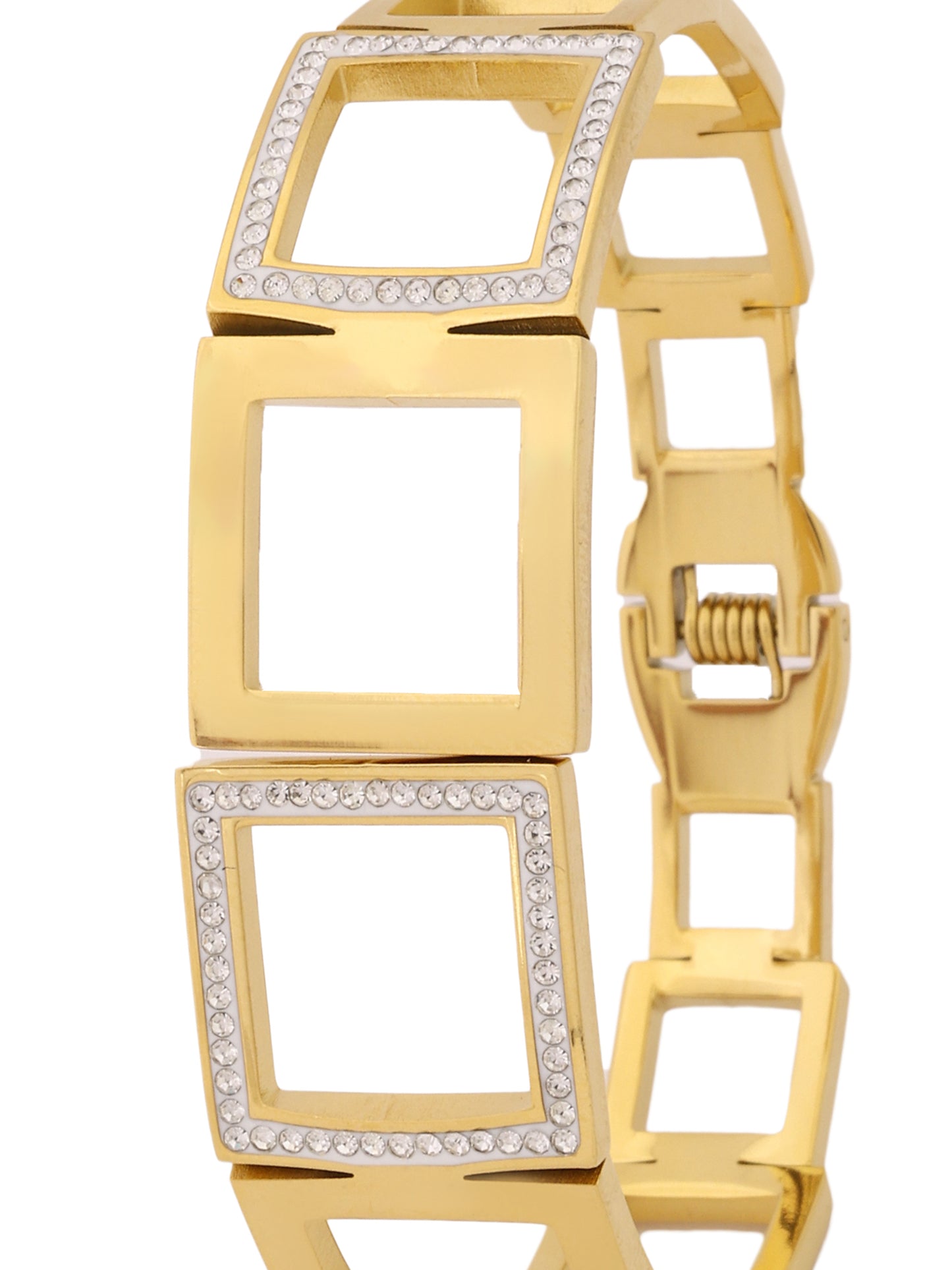 Luxe Geometric Gold Bracelet
