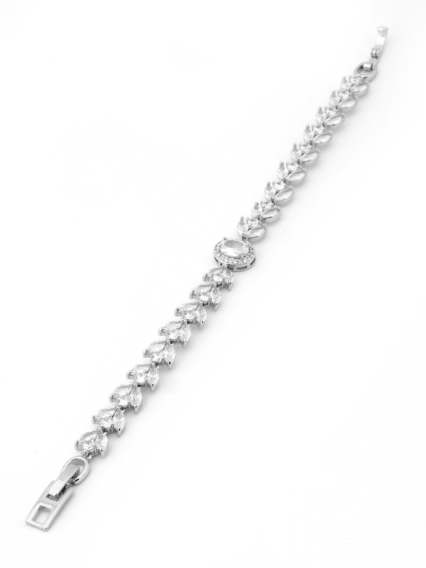 Crystal Marquise Flower Bracelet