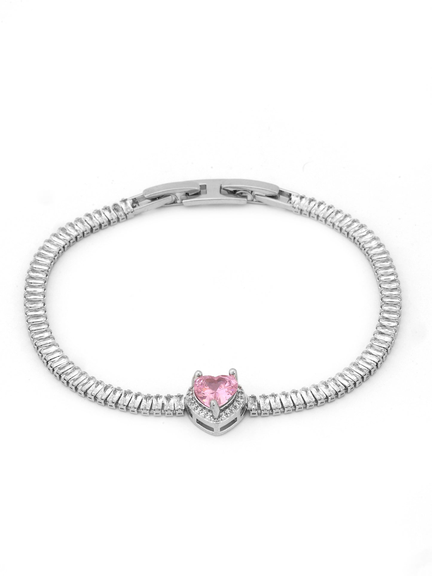 Pink Heartstone Elegance Bracelet