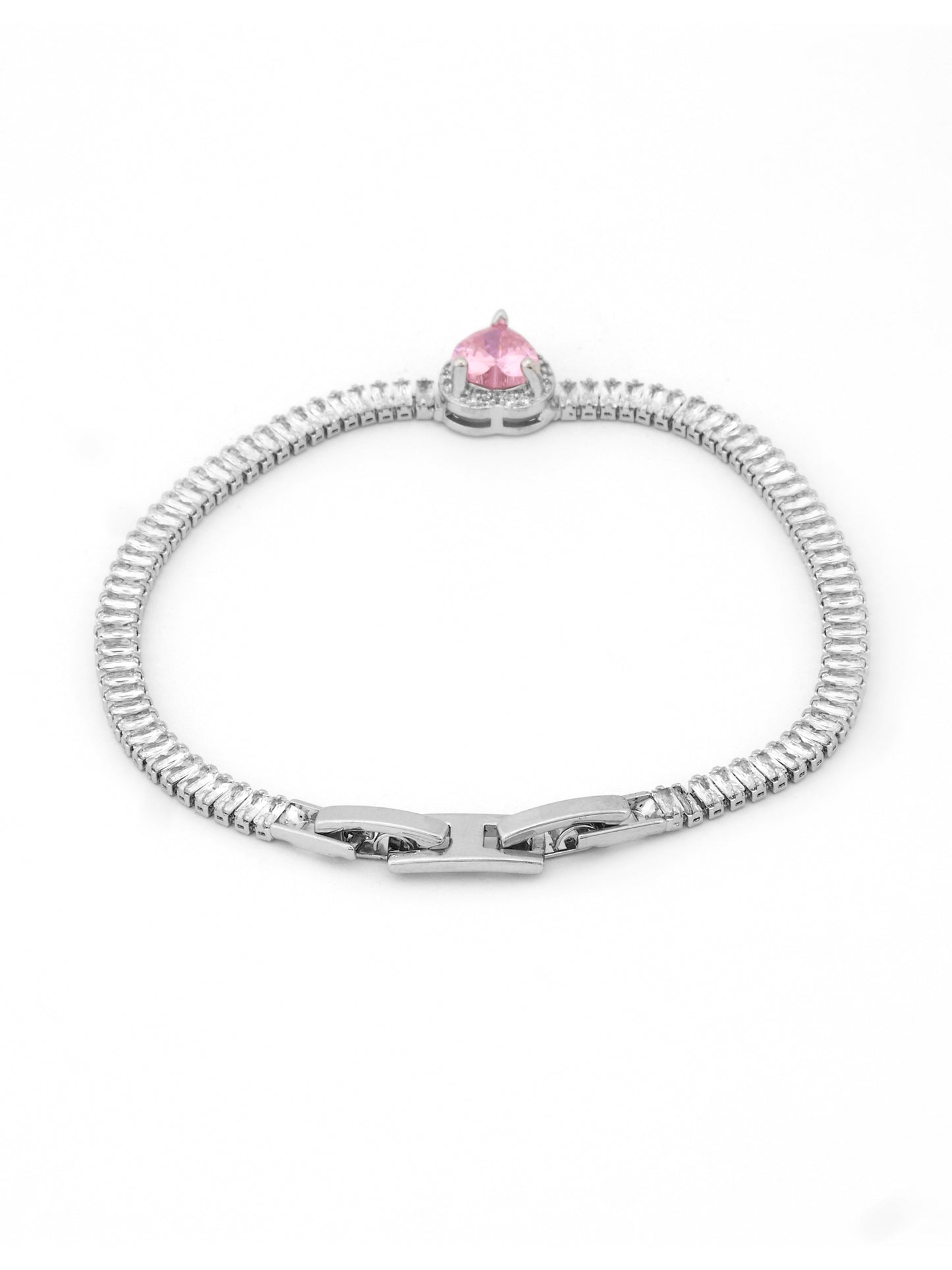 Pink Heartstone Elegance Bracelet