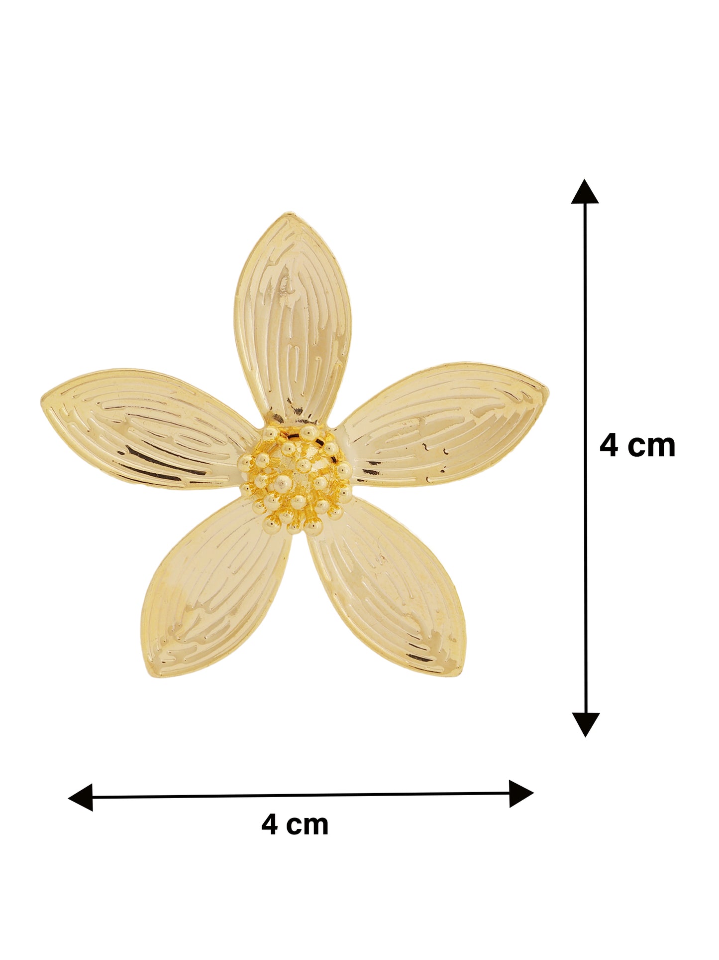 Daisy Inspired Gold Earrings