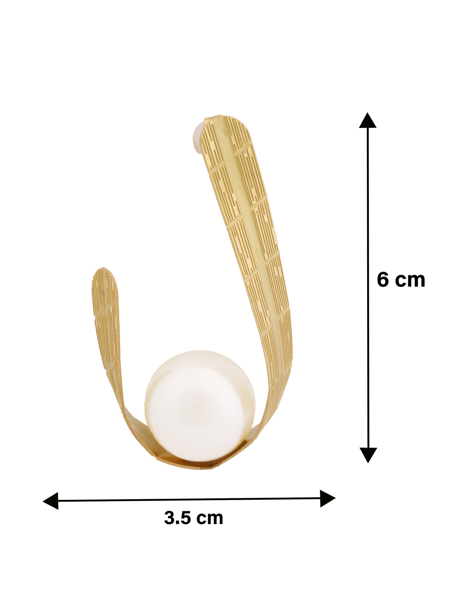 Designer Abstract Pearl Earrings
