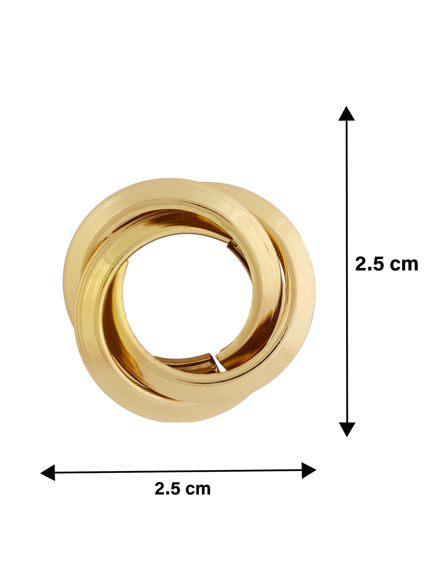 Twisted Circle Earrings