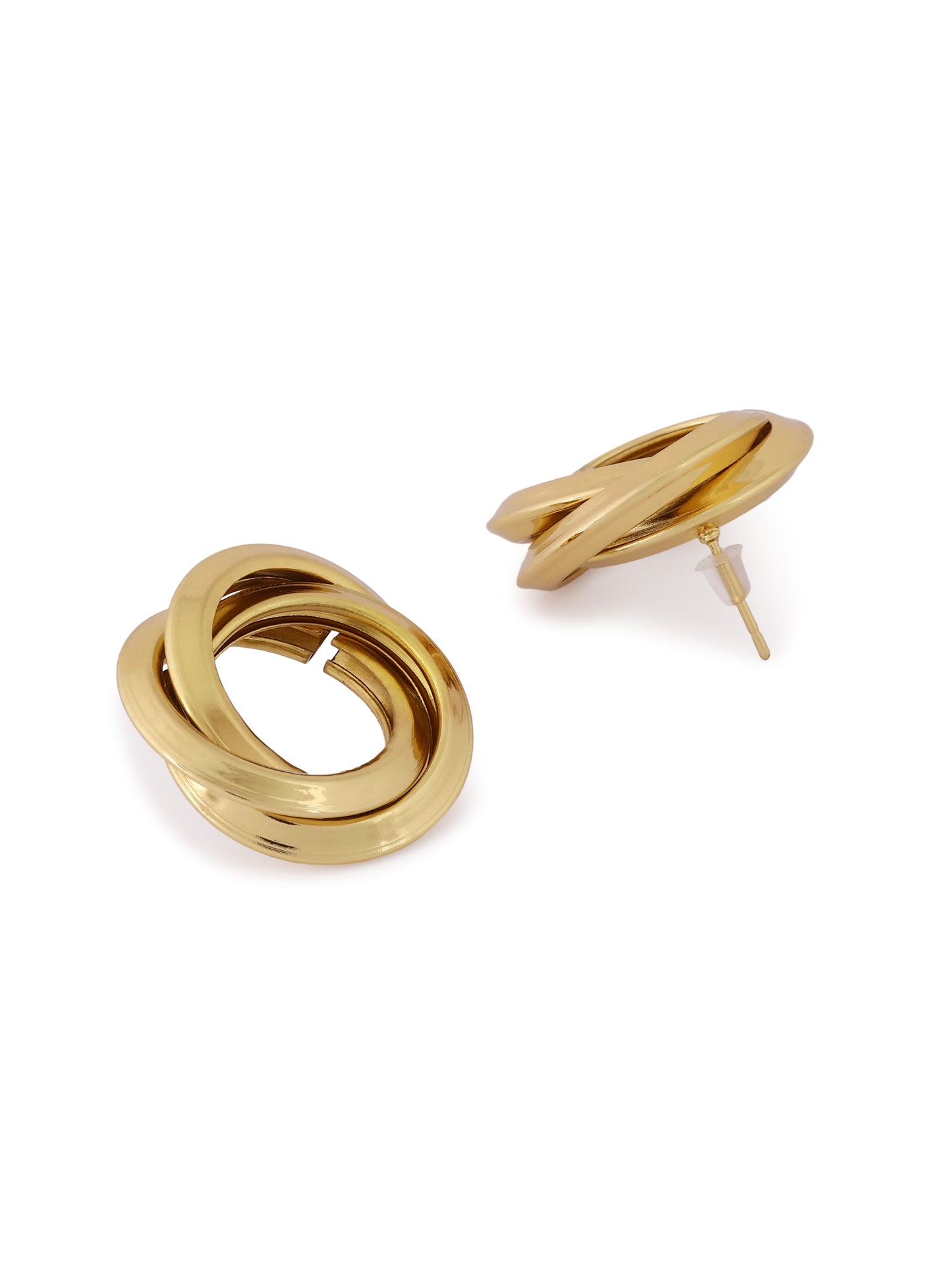 Twisted Circle Earrings