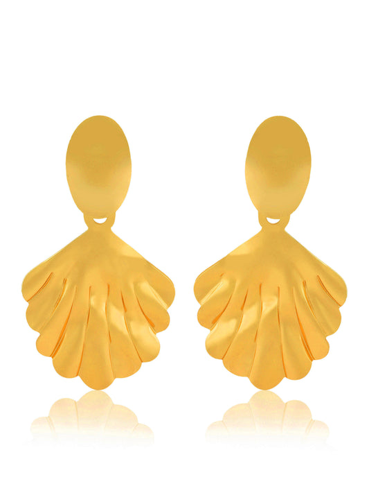 Gold Shell Earrings