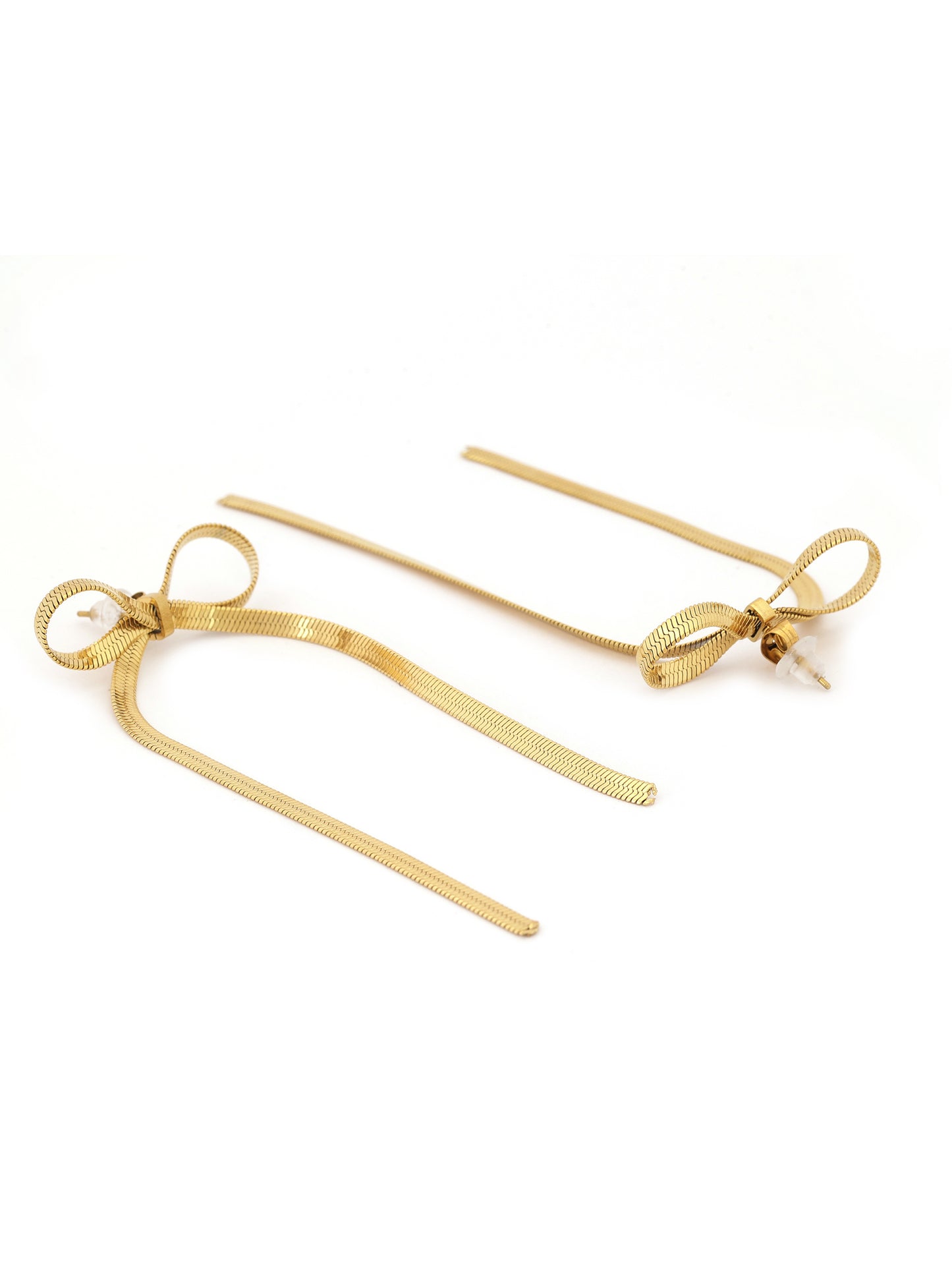 Bow Tie Drop Earrings