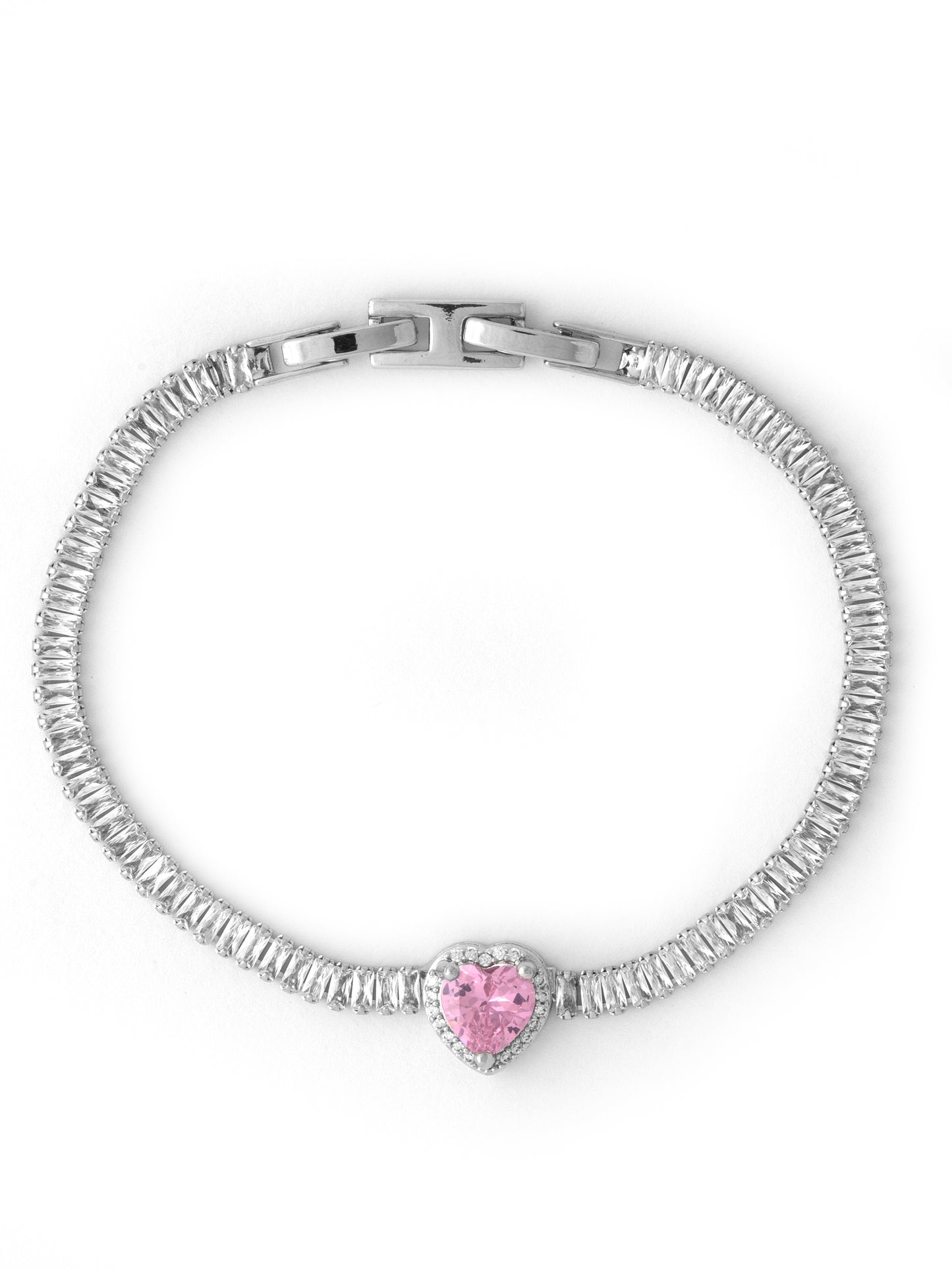 Pink Heartstone Elegance Bracelet