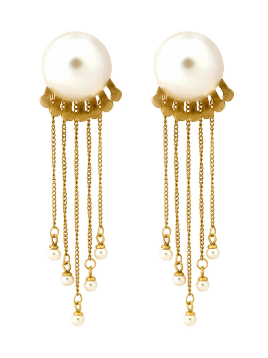 Pearl Fringe Earrings