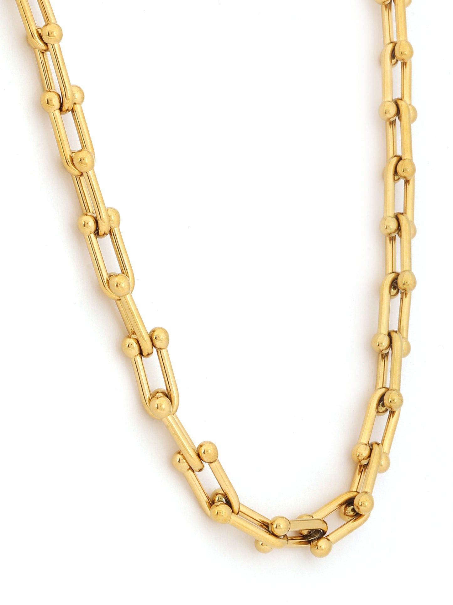 Gold Paperclip Chain Necklace