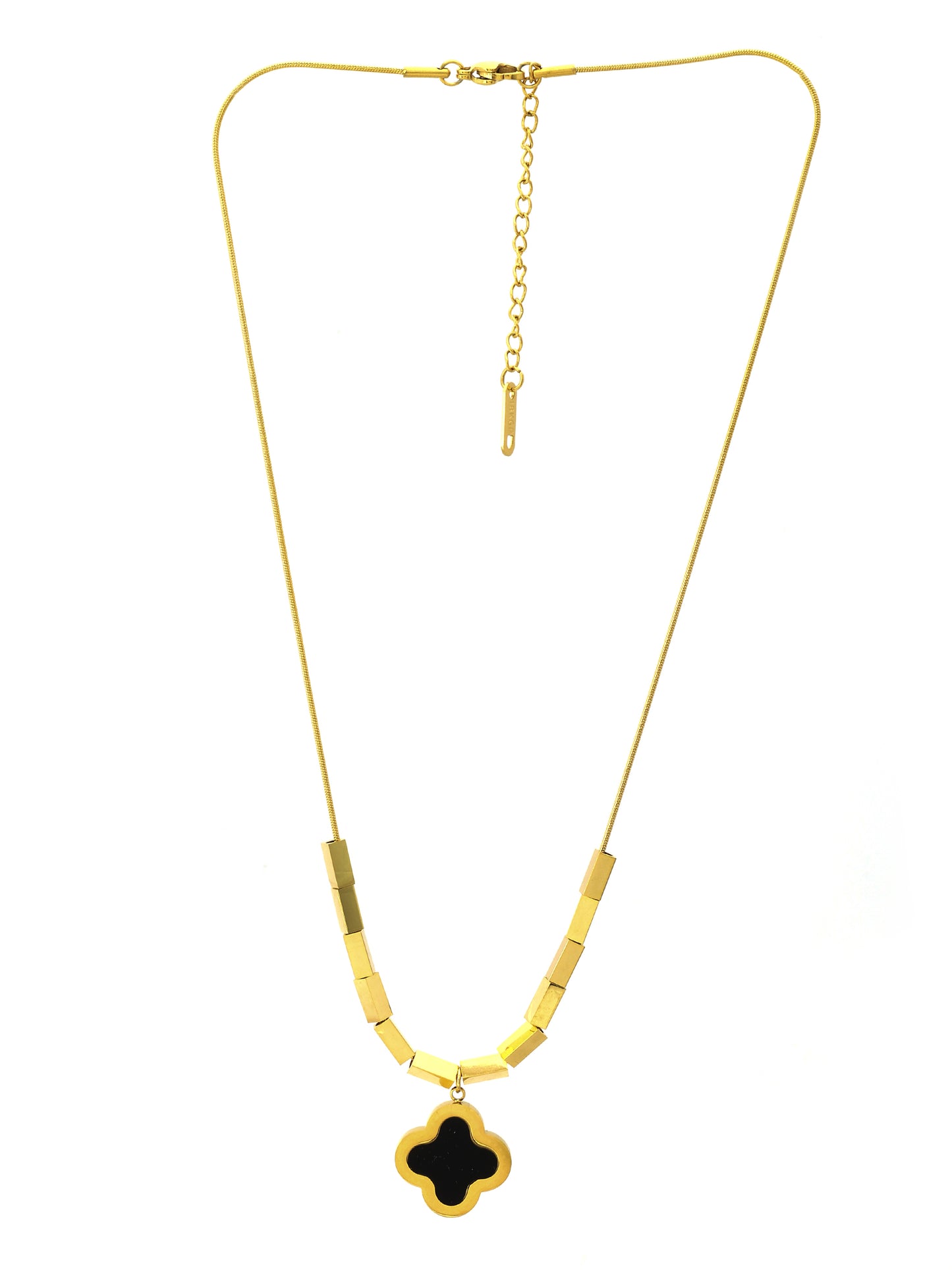Gold-Plated Clover Necklace