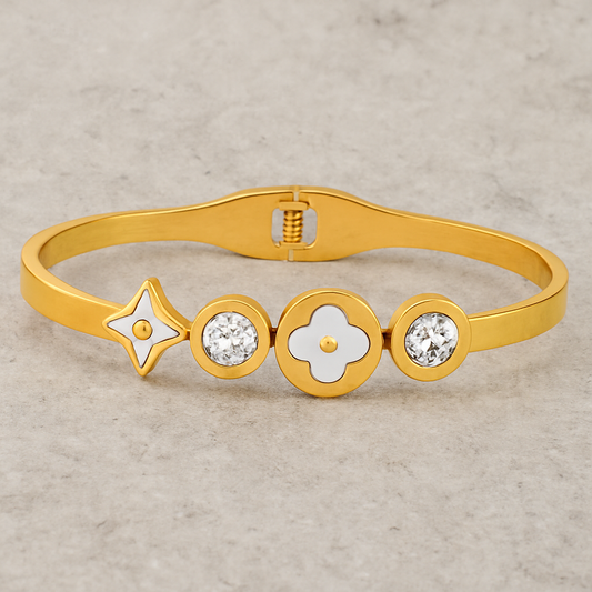 Petite Blossom Gold Plated Bracelet