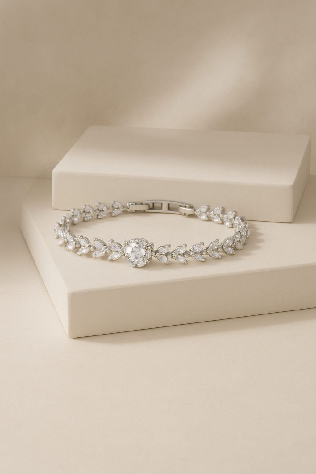 Crystal Marquise Flower Bracelet