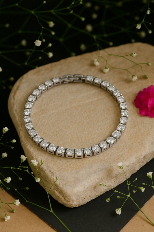 Cubic Zirconia Tennis Bracelet