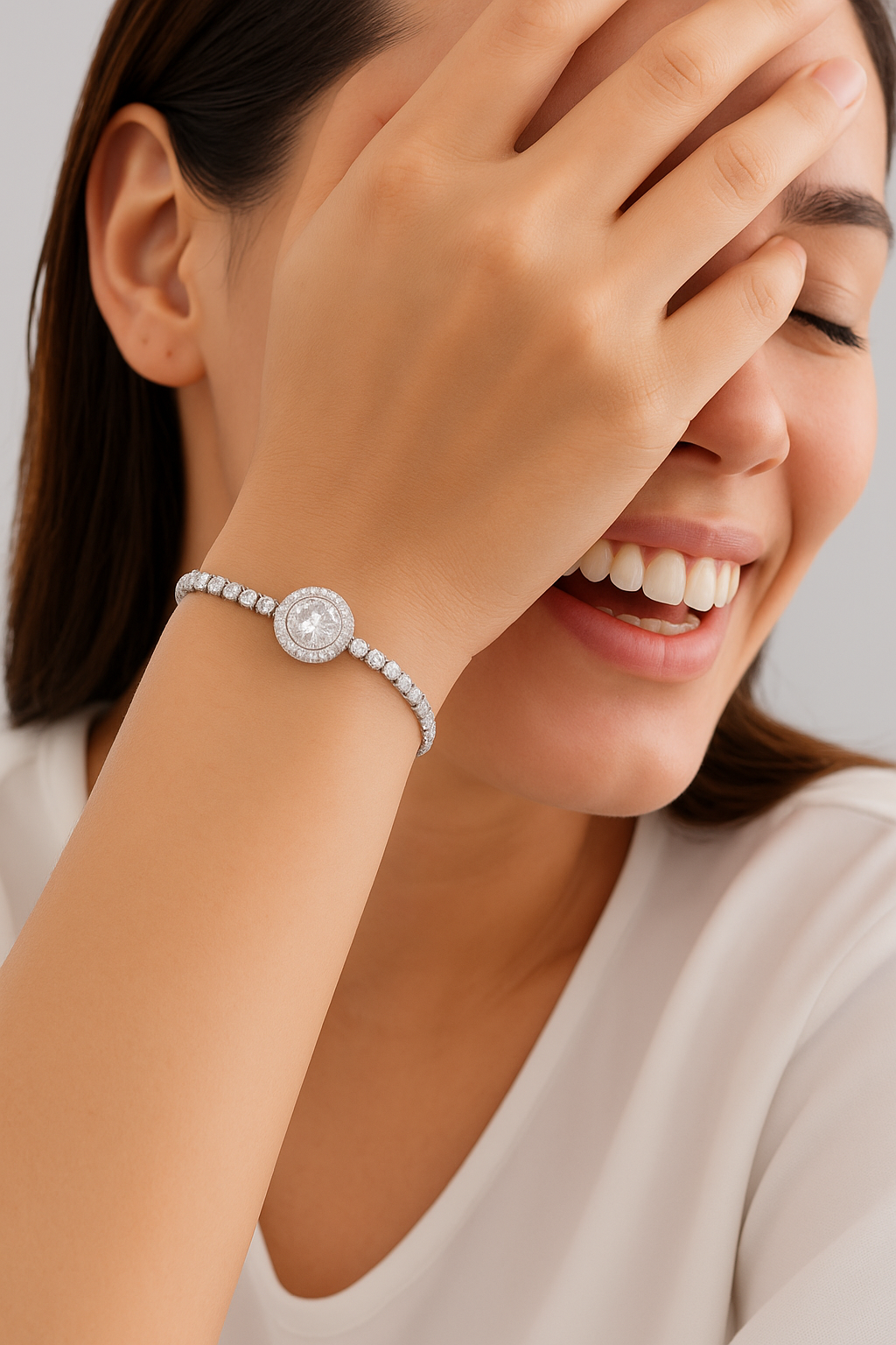 Round Diamond Tennis Bracelet