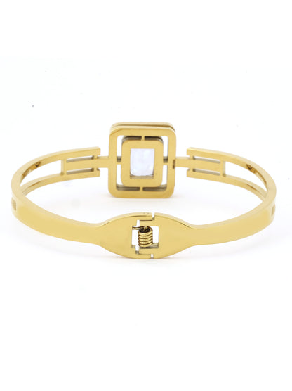 Modern Square Centerpiece Bracelet