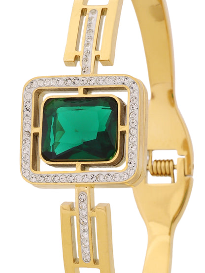 Green Gem Luxe Bangle