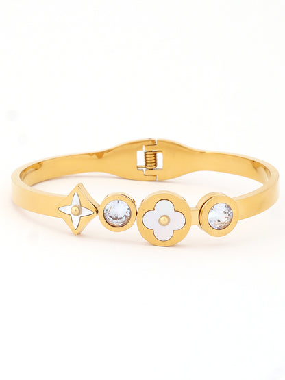 Petite Blossom Gold Plated Bracelet