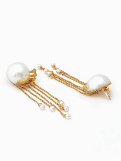 Pearl Fringe Earrings