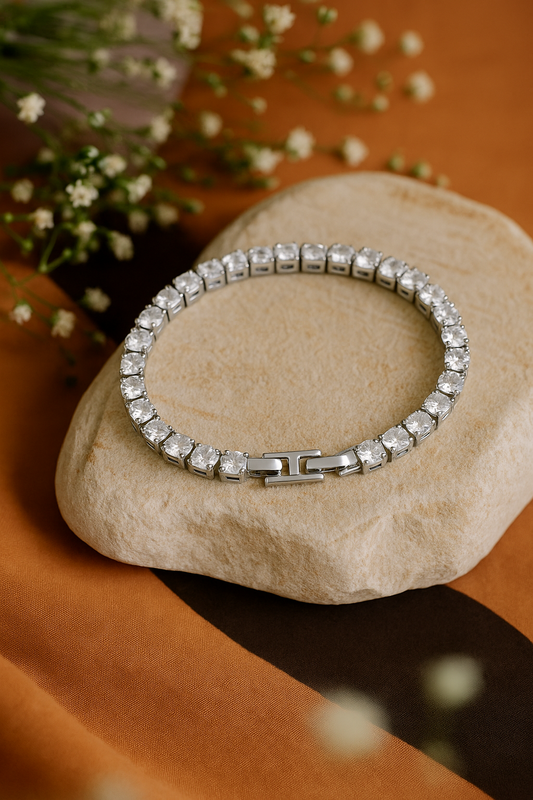 Cubic Zirconia Tennis Bracelet