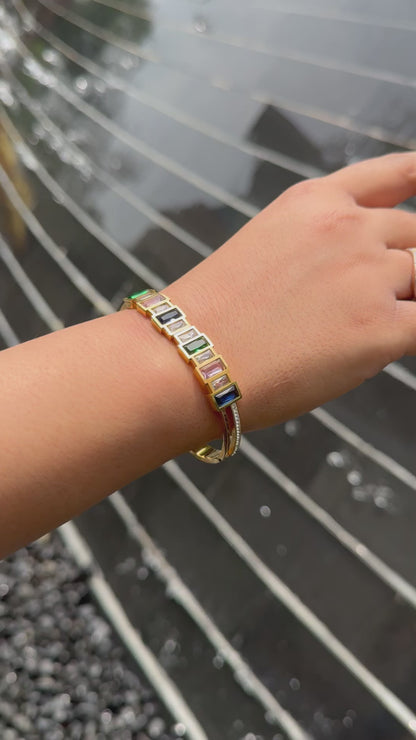 Spectrum Baguette Bracelet