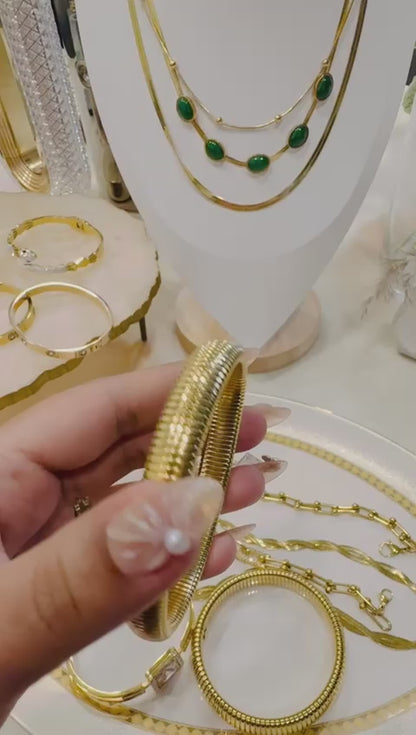 Golden Halo Bangle