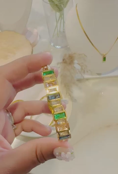 Spectrum Baguette Bracelet