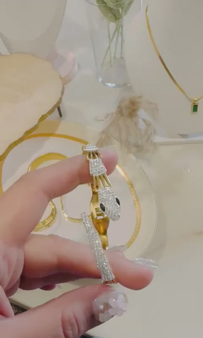 Snake Charmer Crystal Bracelet