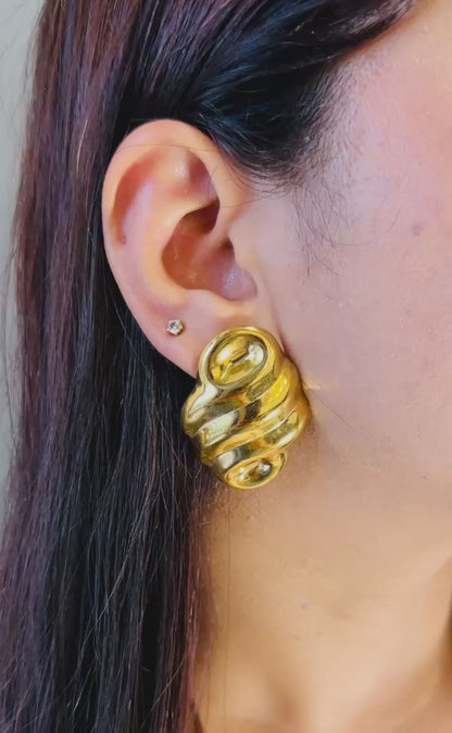 Twist Dome Earrings